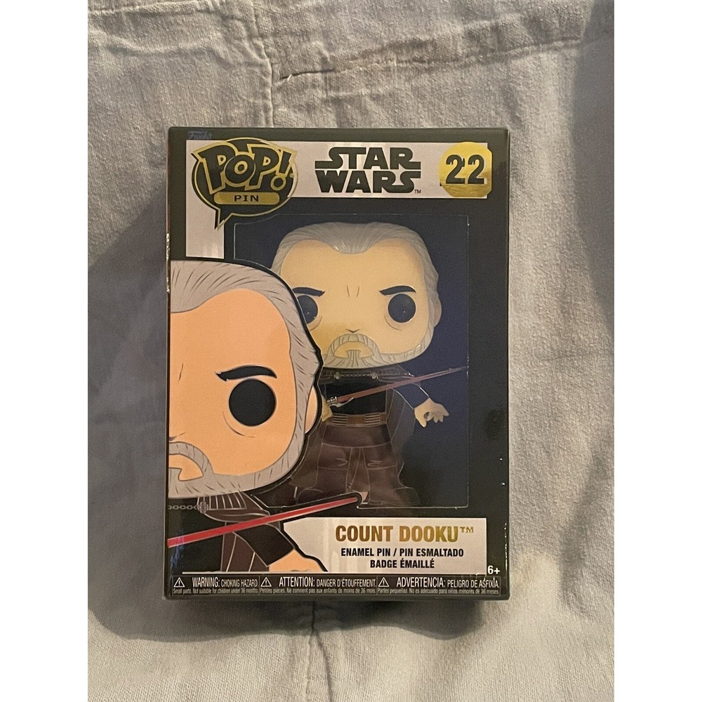 NEW Pop! Disney Star Wars Character Enamel Removable Stand Pin - #22 Count Dooku